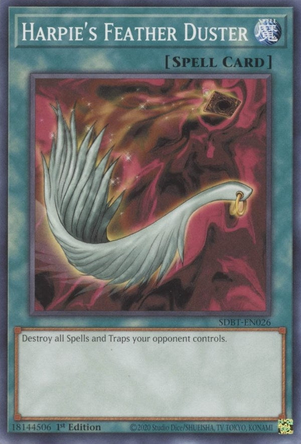 Image for Harpie's Feather Duster (Structure Deck: Beware of Traptrix) (SDBT-EN026) - YuGiOh