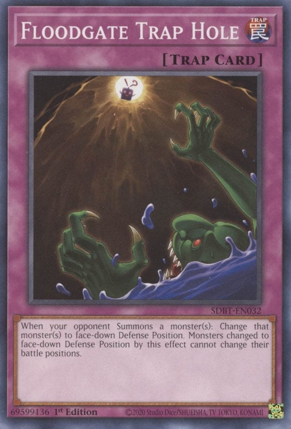 Image for Floodgate Trap Hole (Structure Deck: Beware of Traptrix) (SDBT-EN032) - YuGiOh