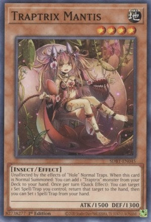 Image for Traptrix Mantis (Structure Deck: Beware of Traptrix) (SDBT-EN045) - YuGiOh