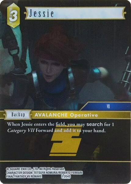 Image for Jessie (Deck Exclusive Cards) (1-204S) - Final Fantasy TCG