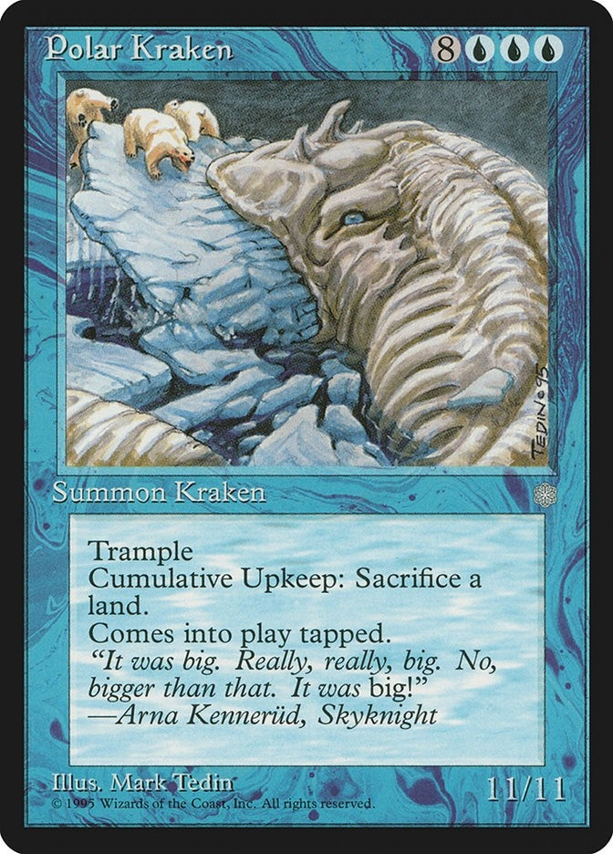 Image for Polar Kraken (Ice Age) - Magic: The Gathering