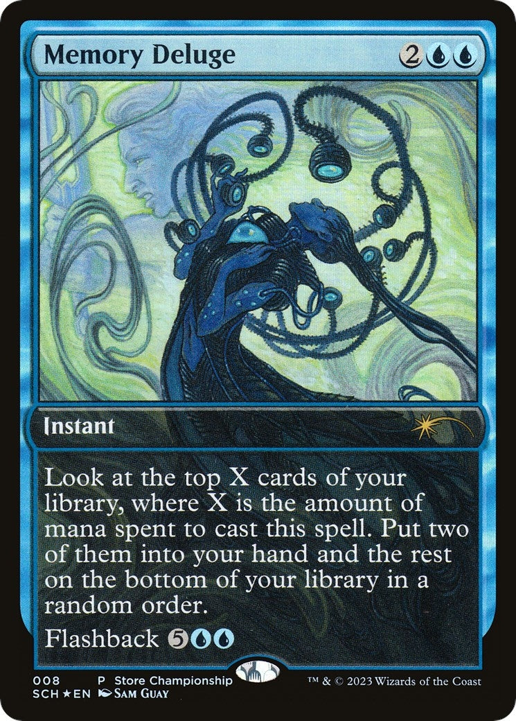 Image for Memory Deluge (Game Day & Store Championship Promos) (8) - Magic: The Gathering