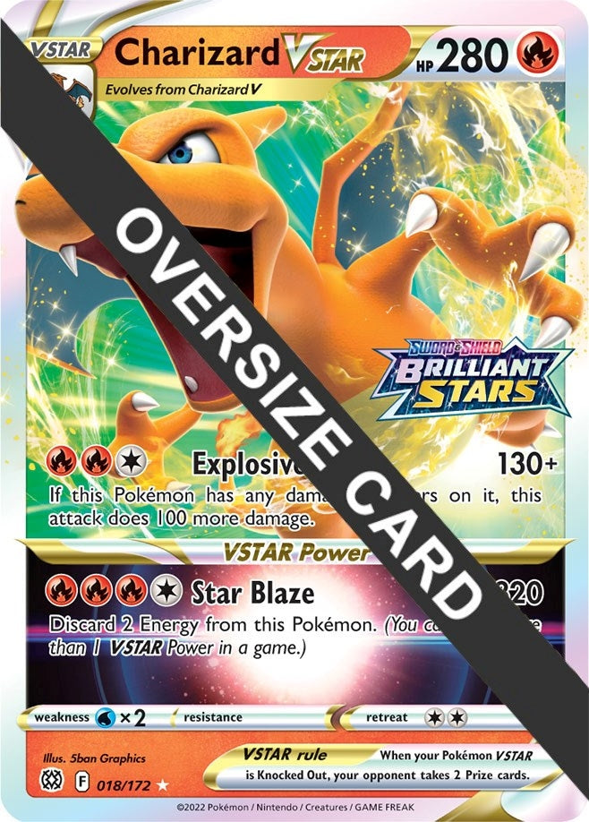 Image for Charizard VSTAR (Jumbo Cards) (018/172) - Pokemon