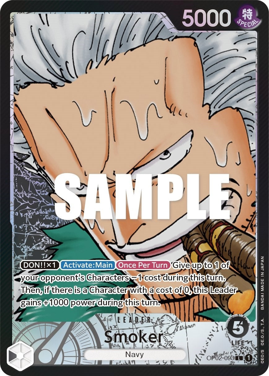 Image for Smoker (093) (Alternate Art) (Paramount War) (OP02-093) - One Piece Card Game