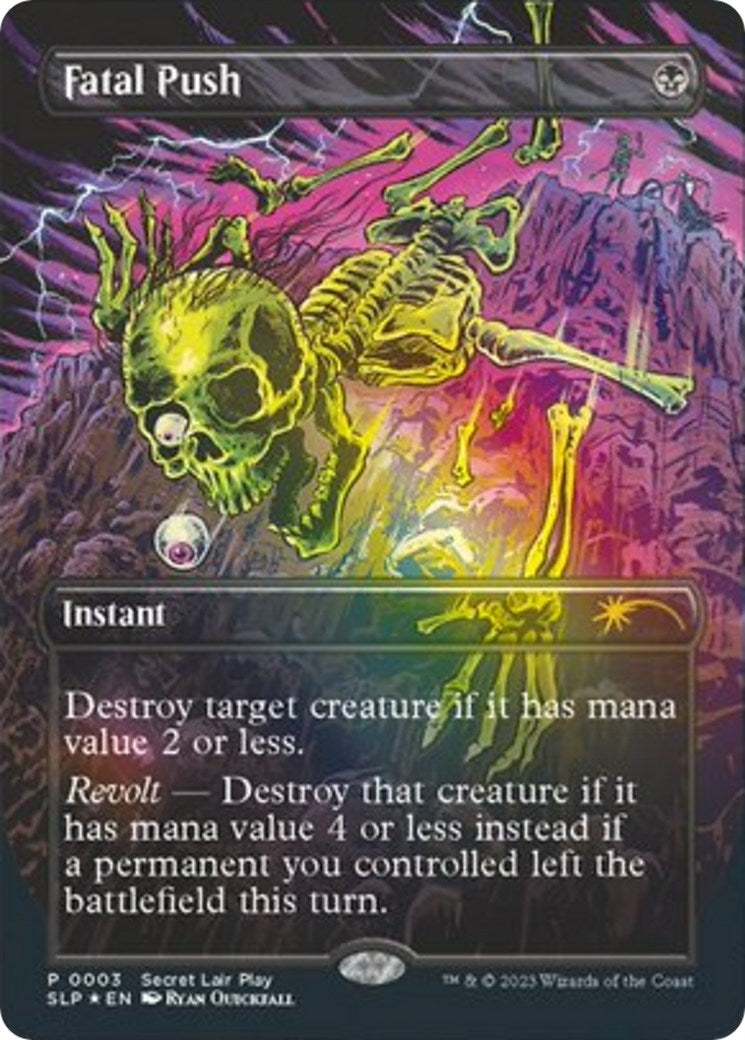 Image for Fatal Push (Secret Lair Showdown) (3) - Magic: The Gathering