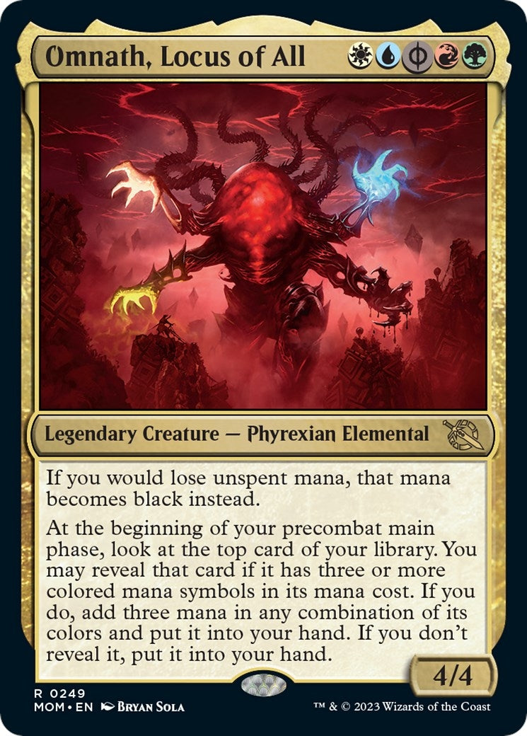 Image for Omnath, Locus of All (March of the Machine) (249) - Magic: The Gathering
