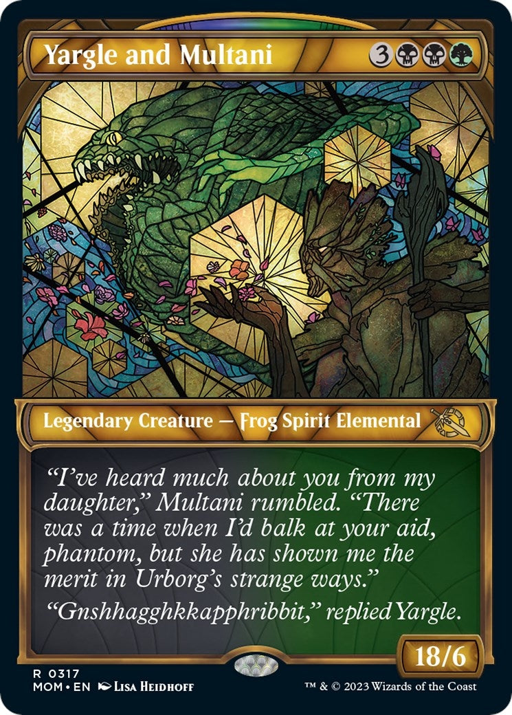 Image for Yargle and Multani (Showcase) (March of the Machine) (317) - Magic: The Gathering