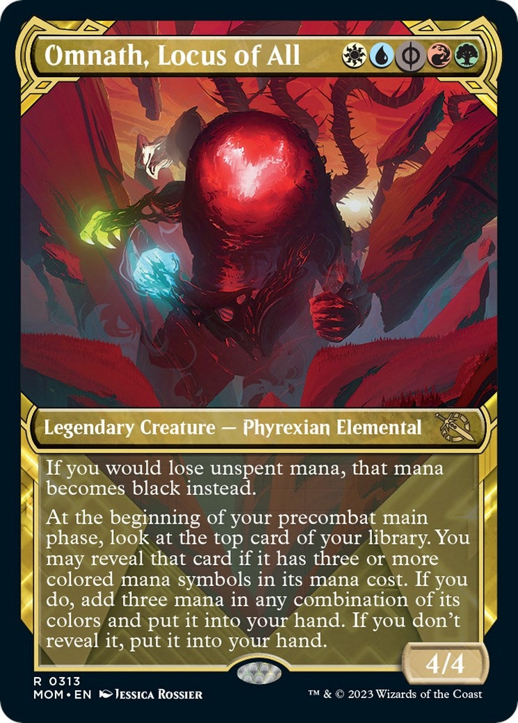 Image for Omnath, Locus of All (Showcase) (March of the Machine) (313) - Magic: The Gathering