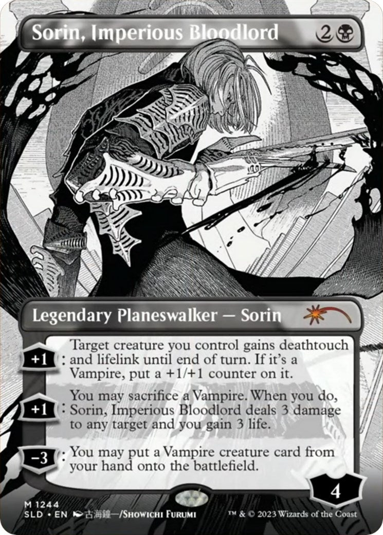 Image for Sorin, Imperious Bloodlord (Borderless) (Secret Lair Drop Series) (1244) - Magic: The Gathering