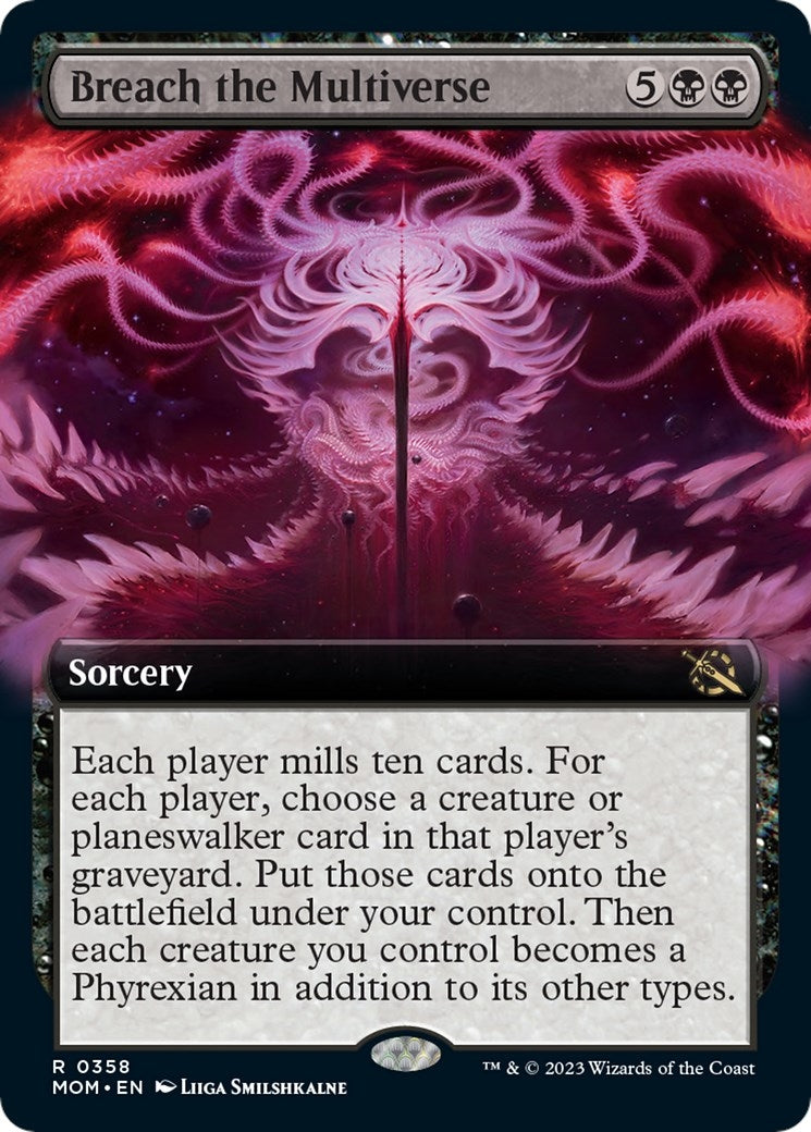 Image for Breach the Multiverse (Extended Art) (March of the Machine) (358) - Magic: The Gathering