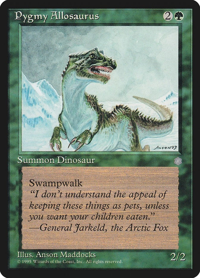 Image for Pygmy Allosaurus (Ice Age) - Magic: The Gathering
