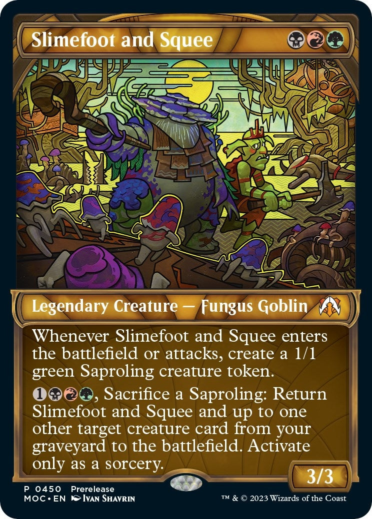 Image for Slimefoot and Squee (Showcase) (Prerelease Cards) (450) - Magic: The Gathering