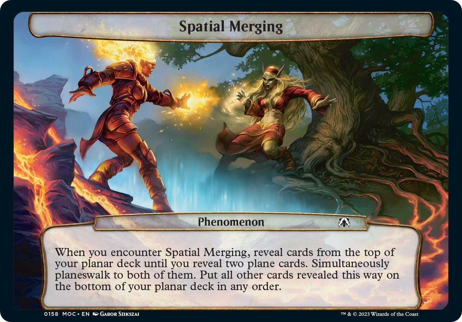 Image for Spatial Merging (Planechase: March of the Machine) (158) - Magic: The Gathering
