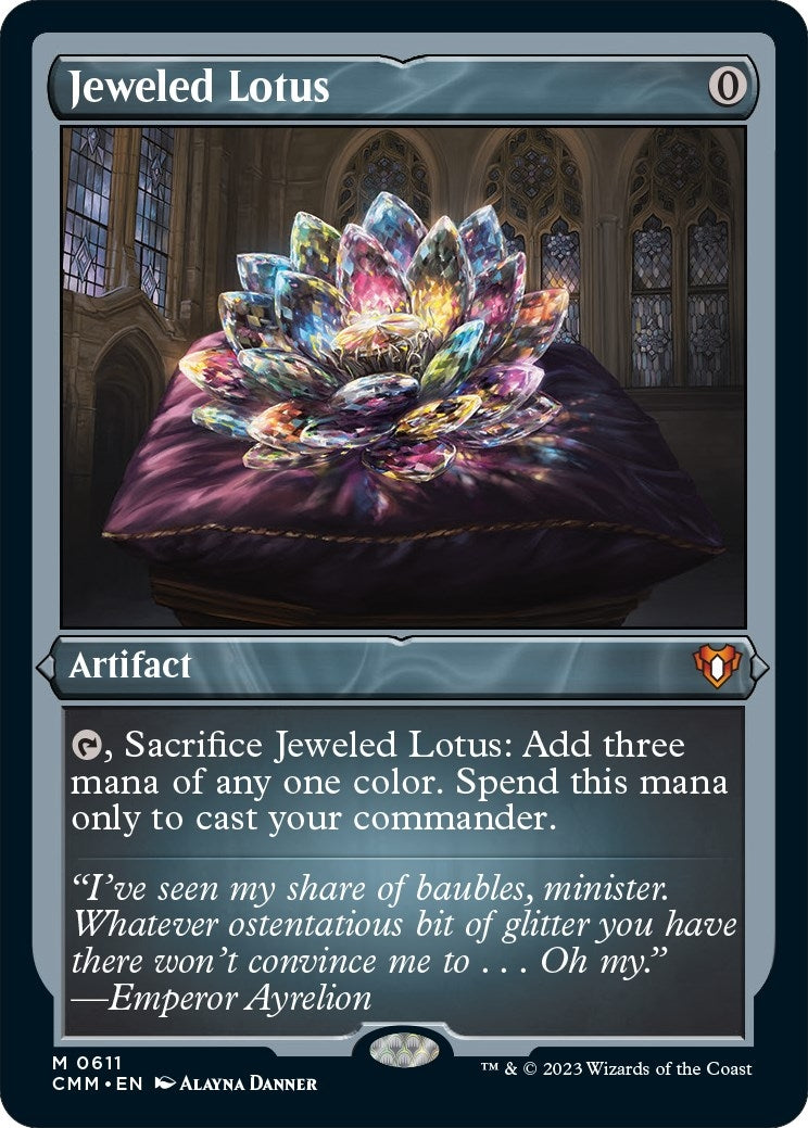 Image for Jeweled Lotus (Foil Etched) (Commander Masters) (611) - Magic: The Gathering