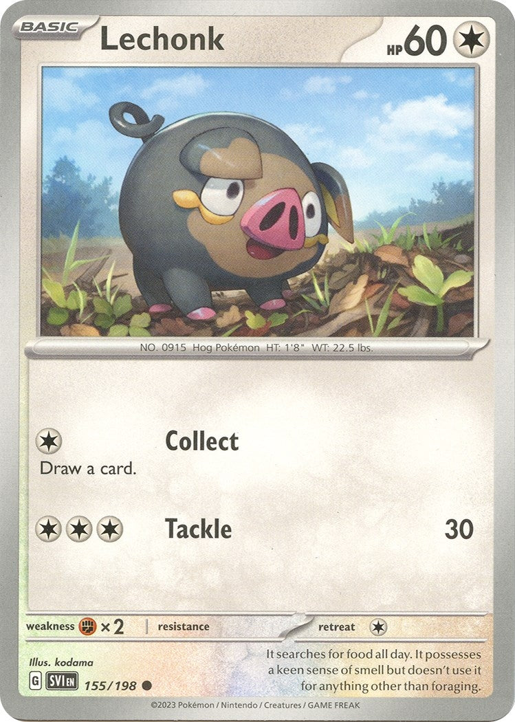 Image for Lechonk (SV01: Scarlet & Violet Base Set) (155/198) - Pokemon