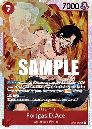 Image for Portgas.D.Ace (Paramount War) (OP02-013) - One Piece Card Game