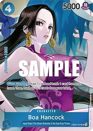 Image for Boa Hancock (Box Topper) (Paramount War) (OP02-059) - One Piece Card Game