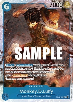 Image for Monkey.D.Luffy (062) (Paramount War) (OP02-062) - One Piece Card Game