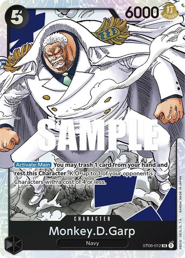 Image for Monkey.D.Garp (Starter Deck 6: Absolute Justice) (ST06-012) - One Piece Card Game