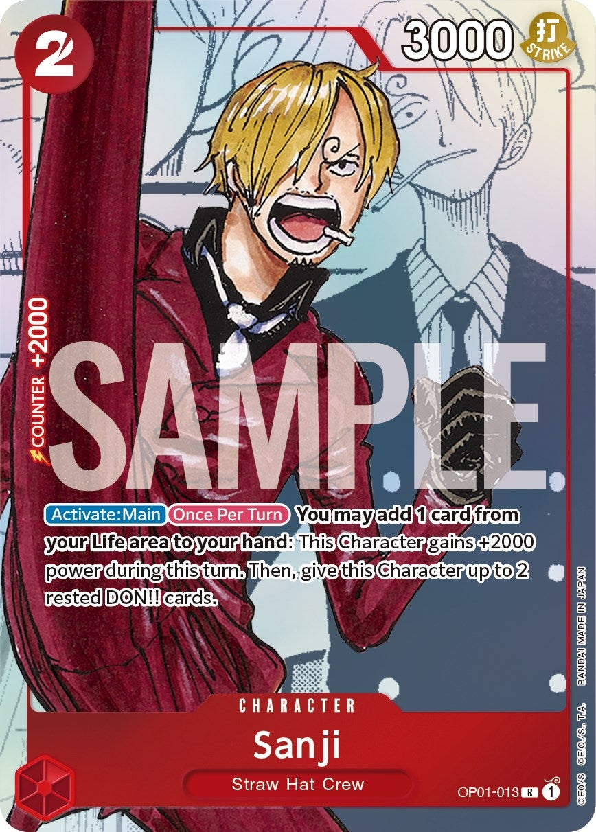 Image for Sanji - OP01-013 (Alternate Art) (One Piece Promotion Cards) (OP01-013) - One Piece Card Game