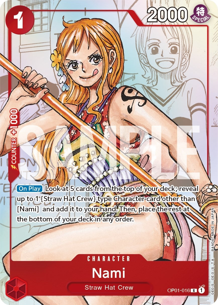 Image for Nami - OP01-016 (Alternate Art) (One Piece Promotion Cards) (OP01-016) - One Piece Card Game