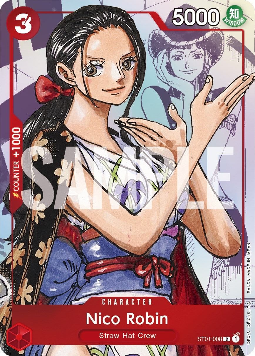 Image for Nico Robin - ST01-008 (Alternate Art) (One Piece Promotion Cards) (ST01-008) - One Piece Card Game