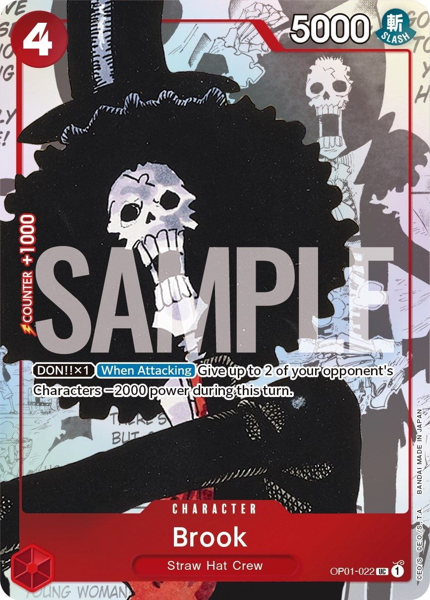 Image for Brook - OP01-022 (Alternate Art) (One Piece Promotion Cards) (OP01-022) - One Piece Card Game