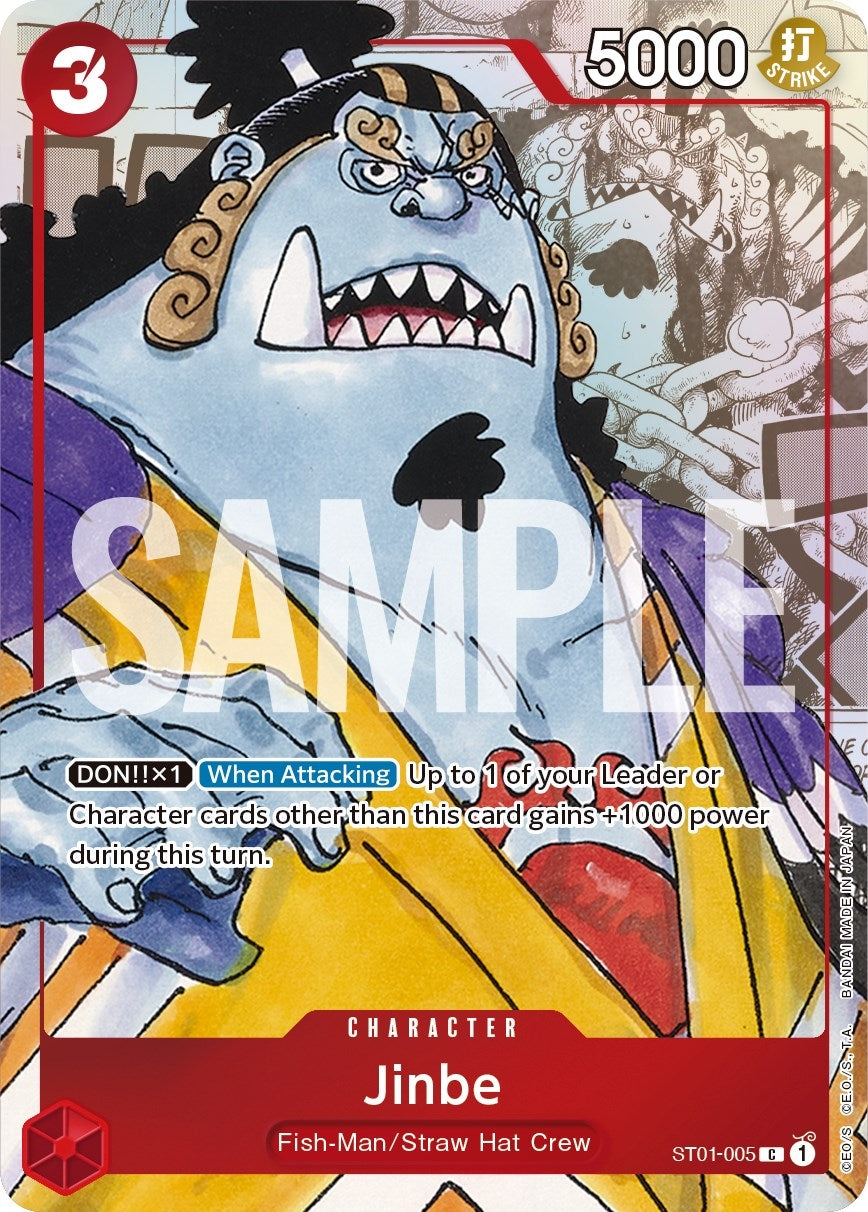 Image for Jinbe - ST01-005 (Alternate Art) (One Piece Promotion Cards) (ST01-005) - One Piece Card Game