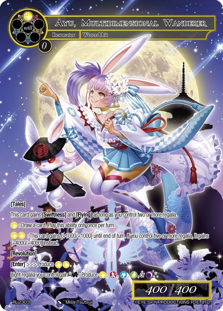 Image for Ayu, Multidimensional Wanderer (Promo Cards) (RL2303) - Force of Will