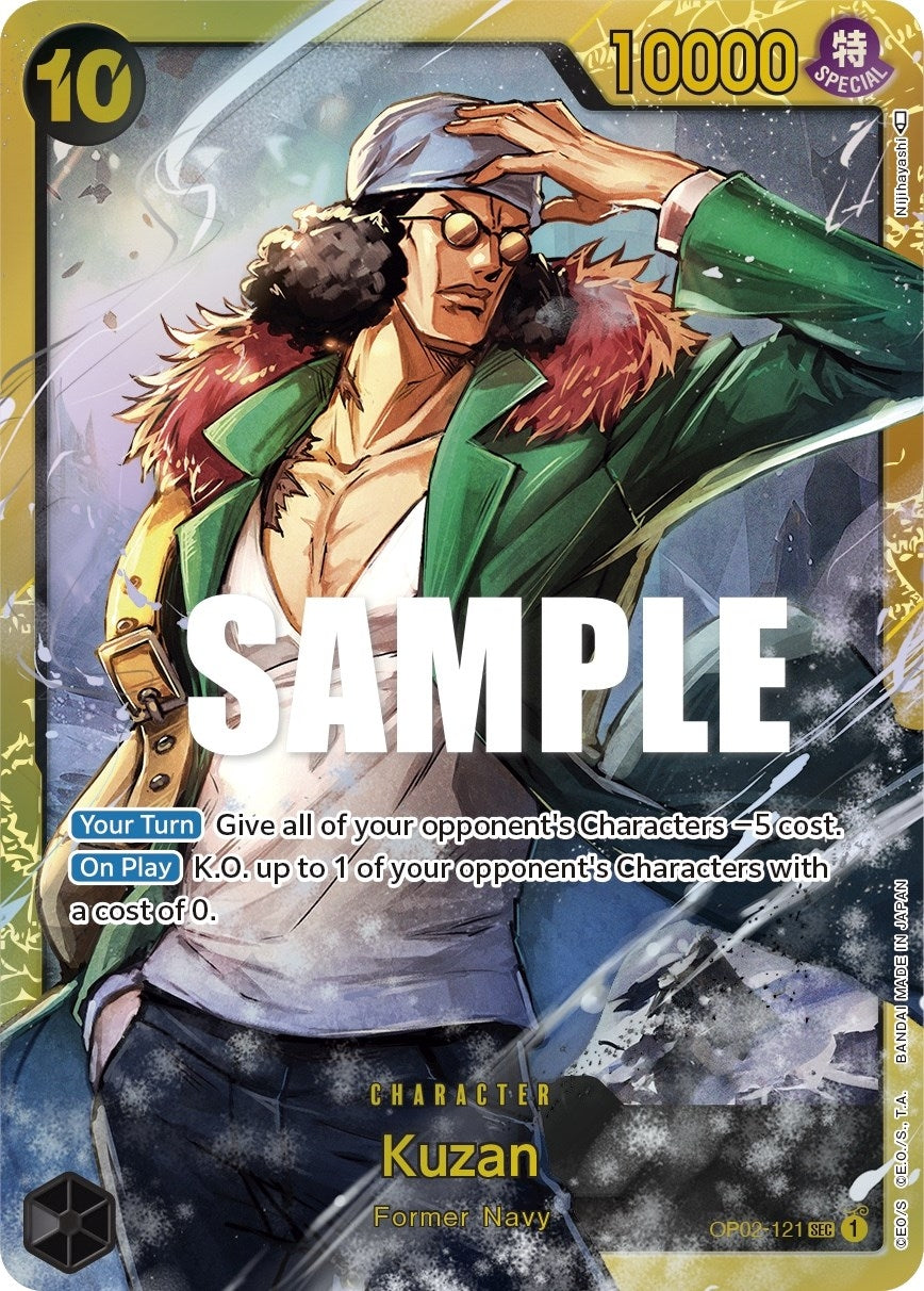 Image for Kuzan (121) (Paramount War) (OP02-121) - One Piece Card Game