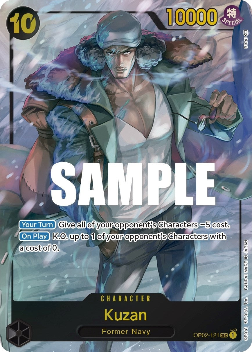 Image for Kuzan (121) (Alternate Art) (Paramount War) (OP02-121) - One Piece Card Game