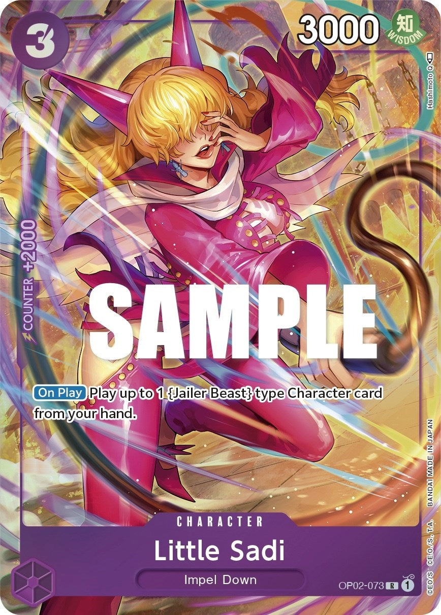 Image for Little Sadi (Alternate Art) (Paramount War) (OP02-073) - One Piece Card Game