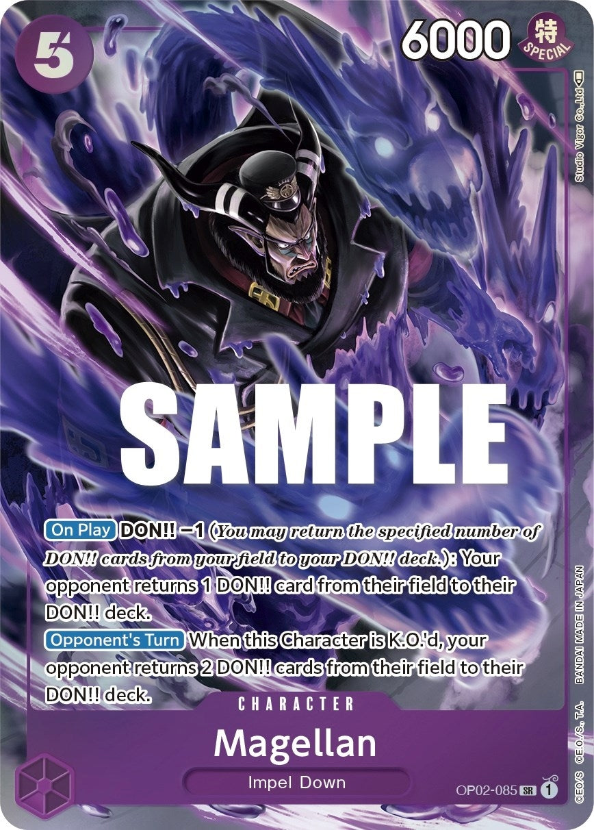 Image for Magellan (085) (Alternate Art) (Paramount War) (OP02-085) - One Piece Card Game
