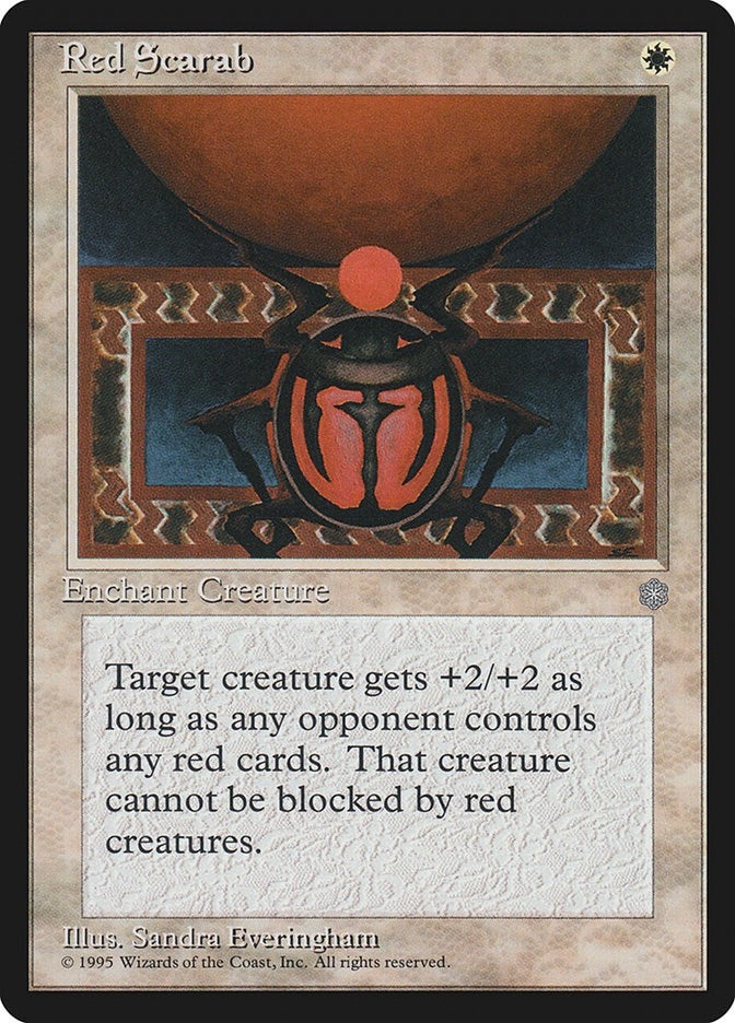 Image for Red Scarab (Ice Age) - Magic: The Gathering