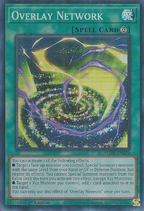 Image for Overlay Network (Maze of Memories) (MAZE-EN020) - YuGiOh
