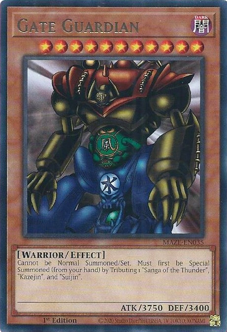 Image for Gate Guardian (Maze of Memories) (MAZE-EN035) - YuGiOh