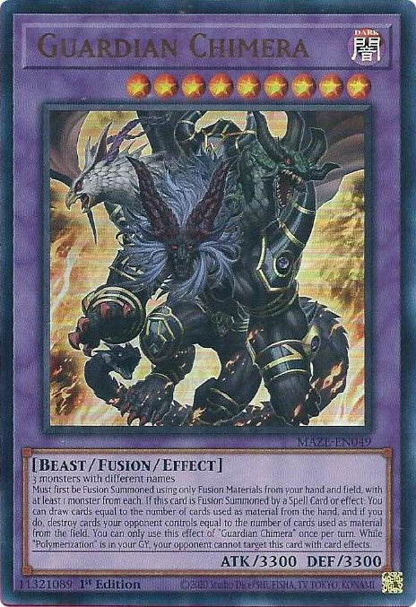 Image for Guardian Chimera (Maze of Memories) (MAZE-EN049) - YuGiOh