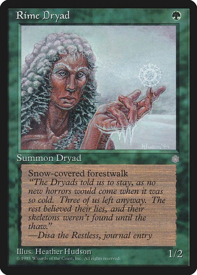 Image for Rime Dryad (Ice Age) - Magic: The Gathering