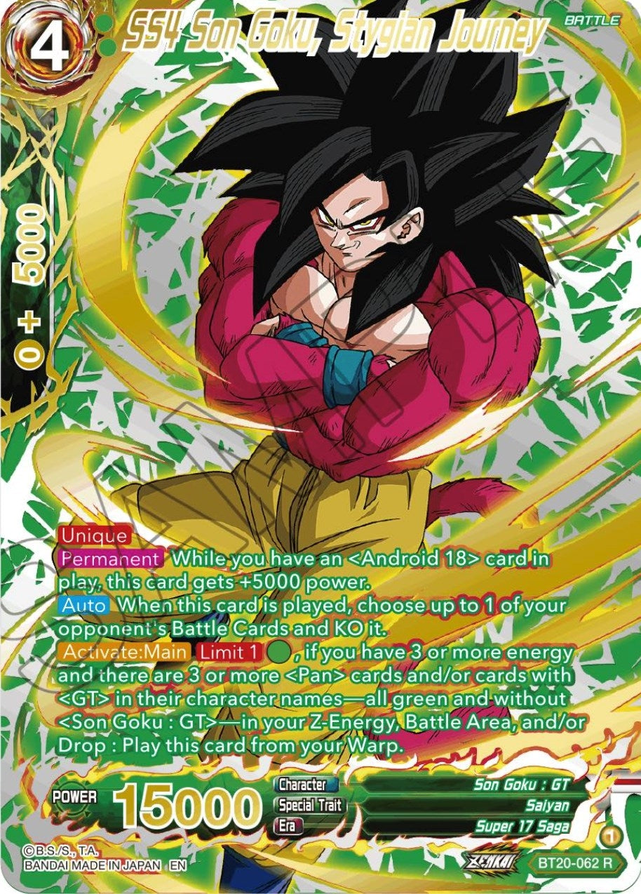 Image for SS4 Son Goku, Stygian Journey (Gold-Stamped) (Power Absorbed) (BT20-062) - Dragon Ball Super: Masters
