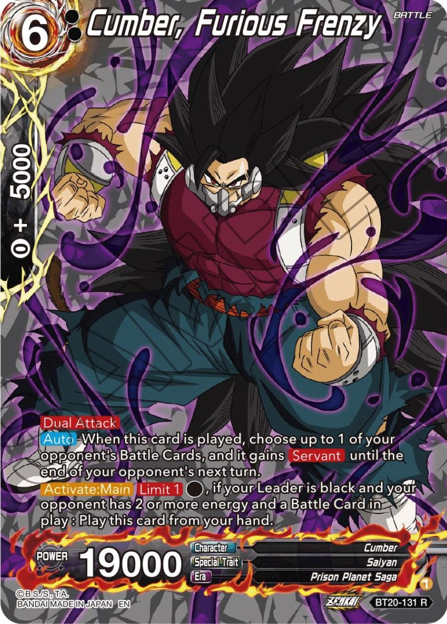 Image for Cumber, Furious Frenzy (Silver Foil) (Power Absorbed) (BT20-131) - Dragon Ball Super: Masters