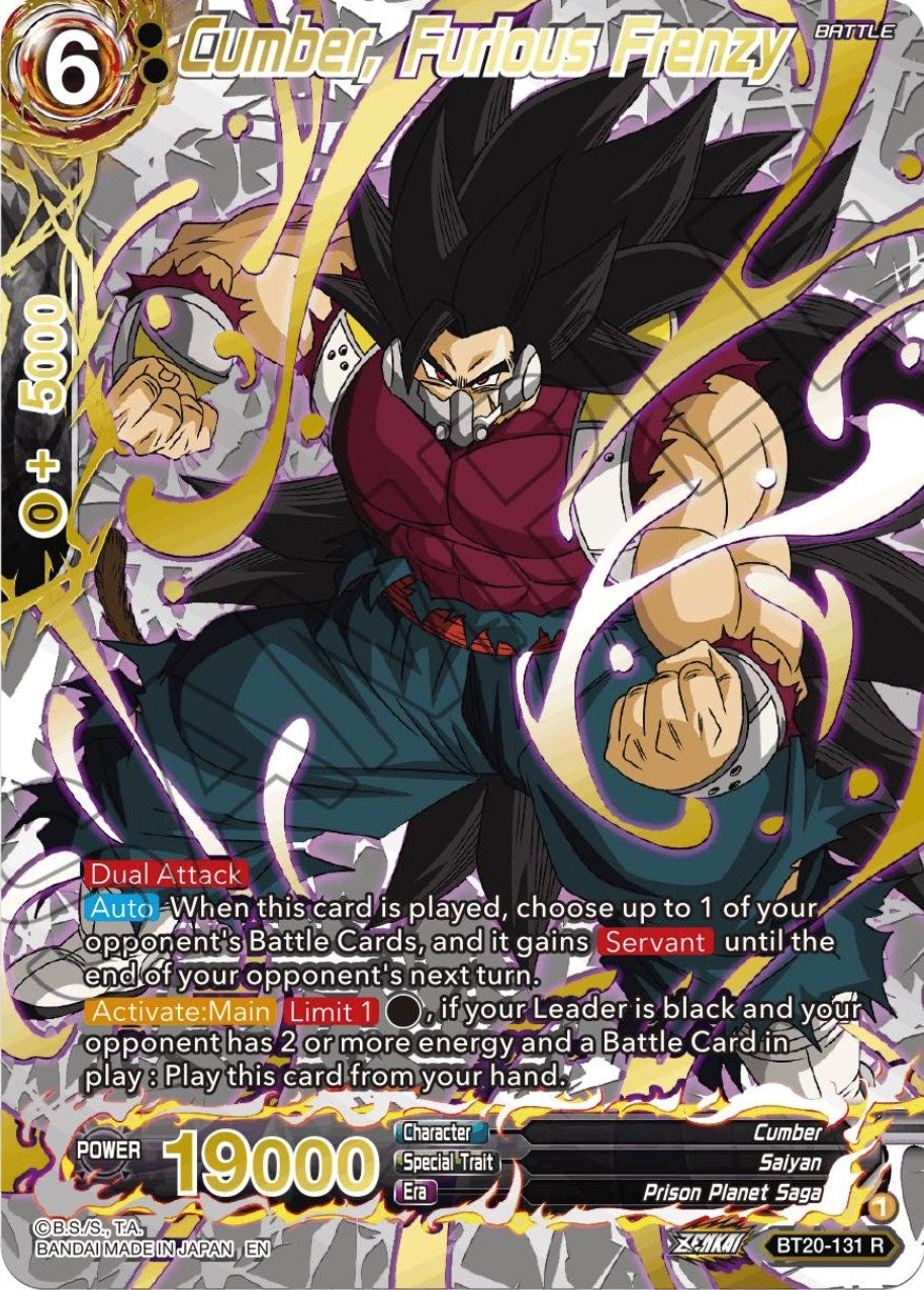Image for Cumber, Furious Frenzy (Gold-Stamped) (Power Absorbed) (BT20-131) - Dragon Ball Super: Masters