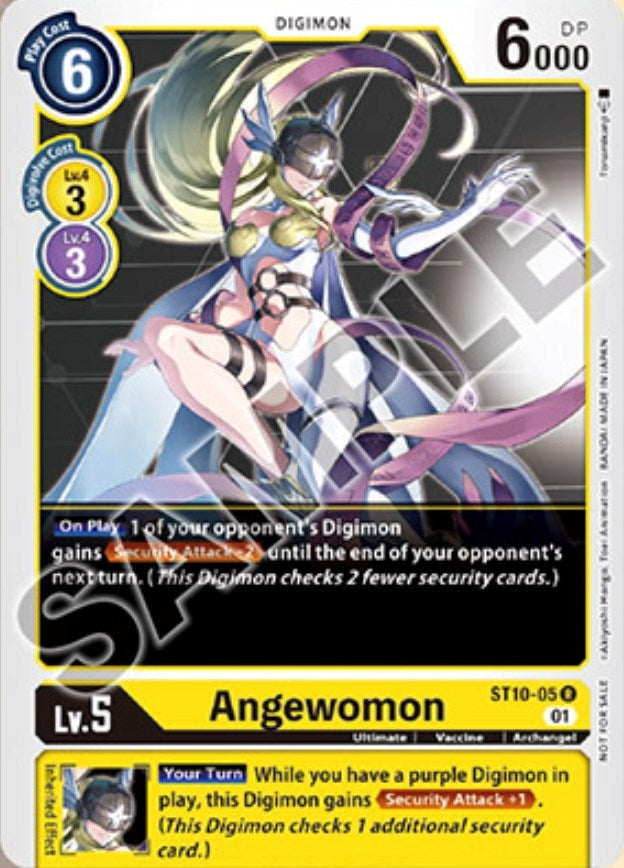 Image for Angewomon (Tamer Goods Set Angewomon & LadyDevimon) (ST-10) (ST10-05 R) - Digimon Card Game