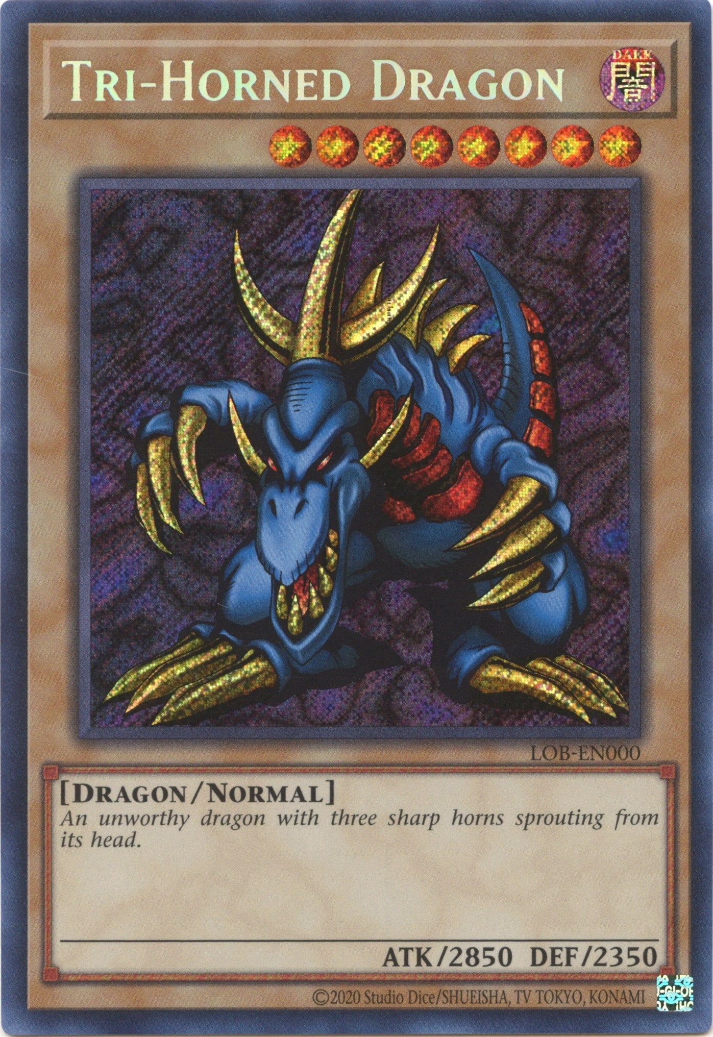 Image for Tri-Horned Dragon (LOB-EN000) (Legend of Blue Eyes White Dragon (25th Anniversary Edition)) (LOB-EN000) - YuGiOh