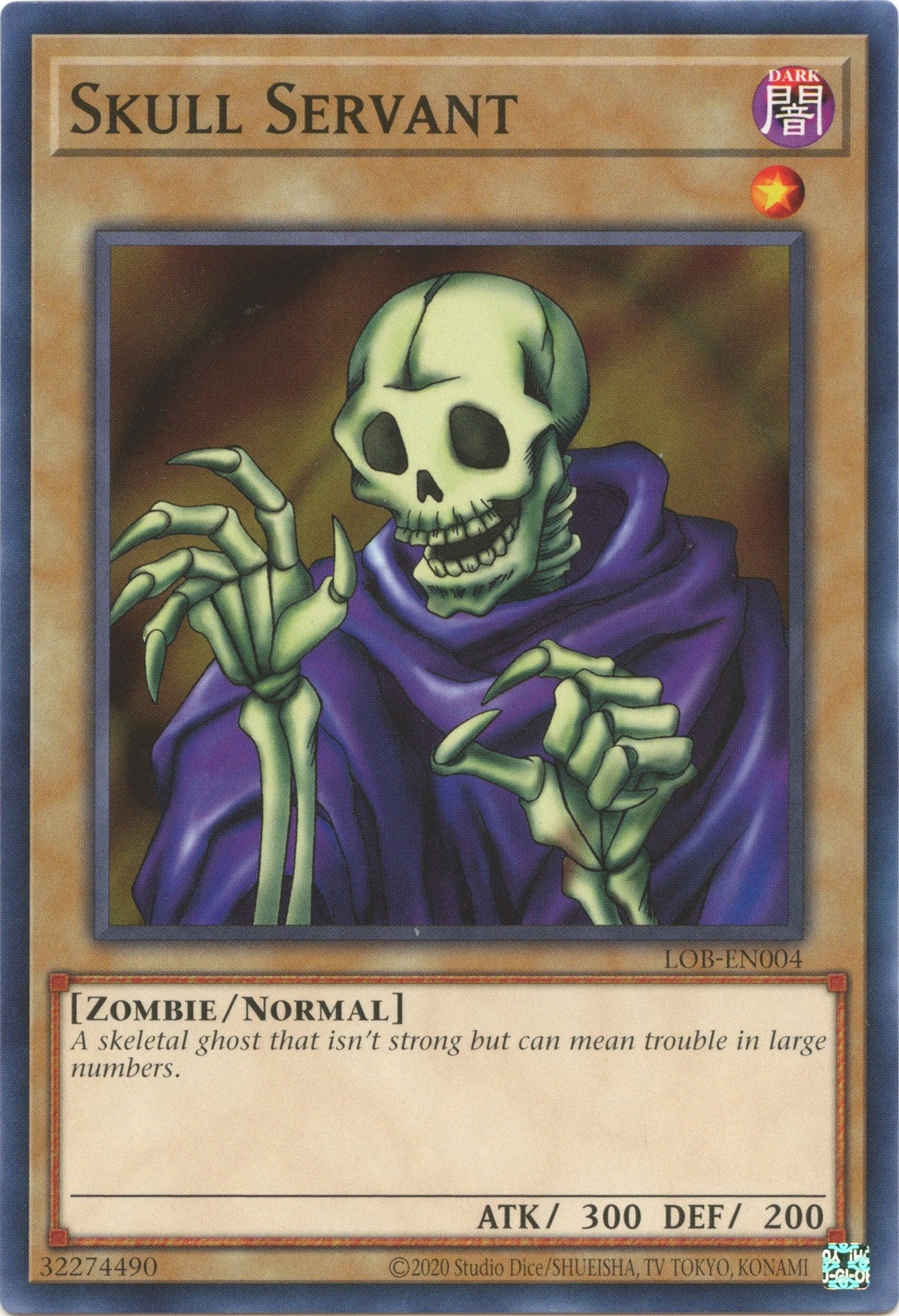 Image for Skull Servant (Legend of Blue Eyes White Dragon (25th Anniversary Edition)) (LOB-EN004) - YuGiOh