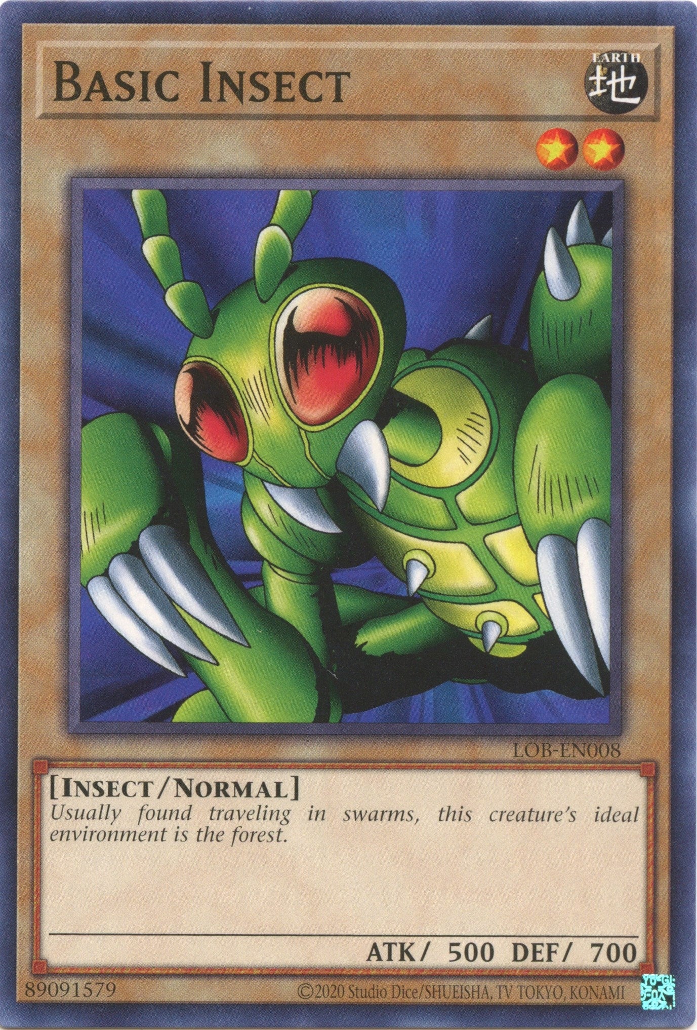 Image for Basic Insect (Legend of Blue Eyes White Dragon (25th Anniversary Edition)) (LOB-EN008) - YuGiOh