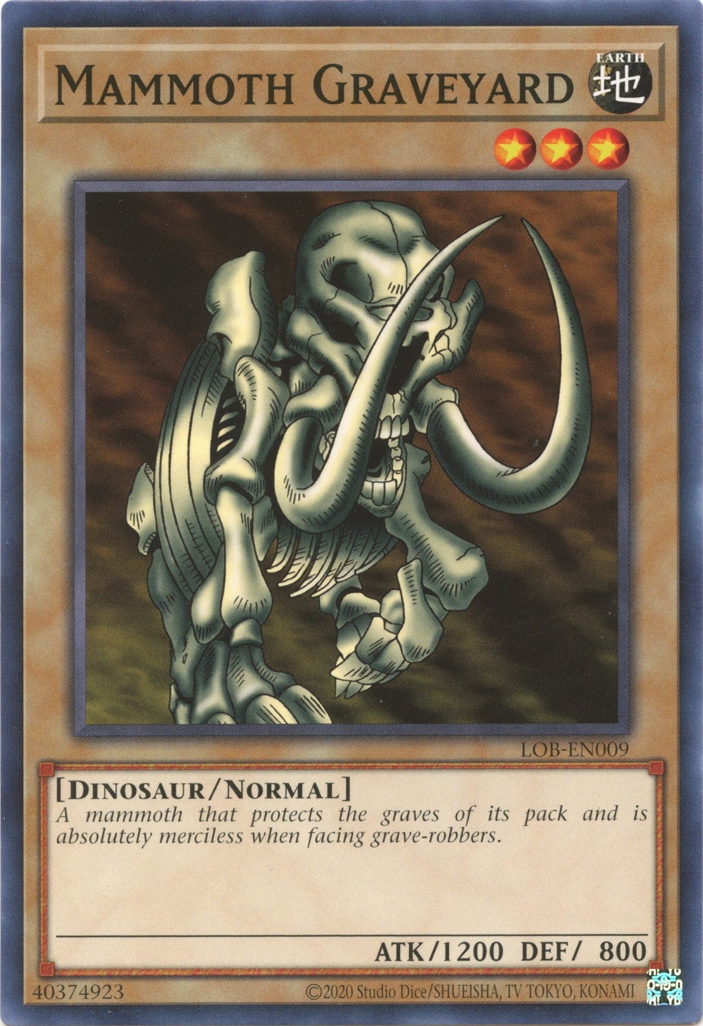 Image for Mammoth Graveyard (Legend of Blue Eyes White Dragon (25th Anniversary Edition)) (LOB-EN009) - YuGiOh