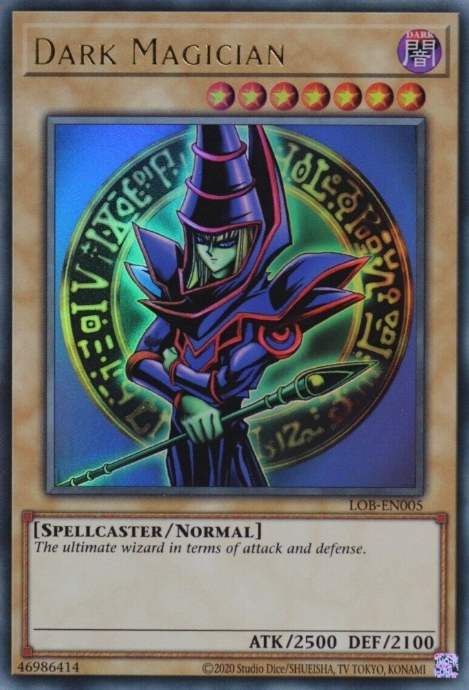 Image for Dark Magician (Legend of Blue Eyes White Dragon (25th Anniversary Edition)) (LOB-EN005) - YuGiOh