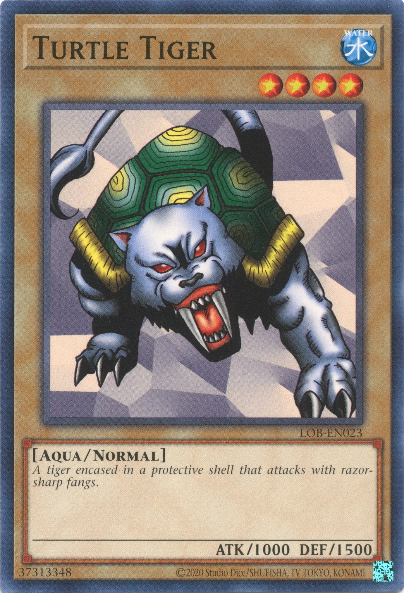 Image for Turtle Tiger (Legend of Blue Eyes White Dragon (25th Anniversary Edition)) (LOB-EN023) - YuGiOh