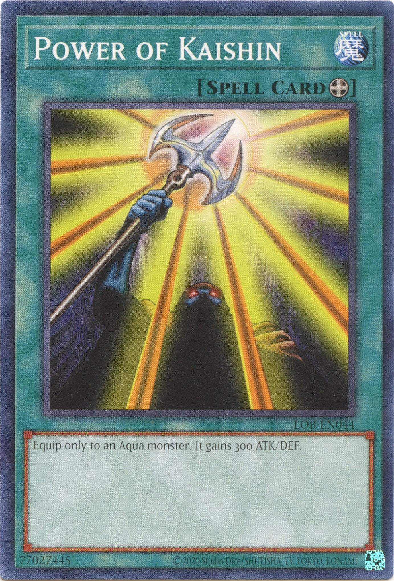 Image for Power of Kaishin (Legend of Blue Eyes White Dragon (25th Anniversary Edition)) (LOB-EN044) - YuGiOh