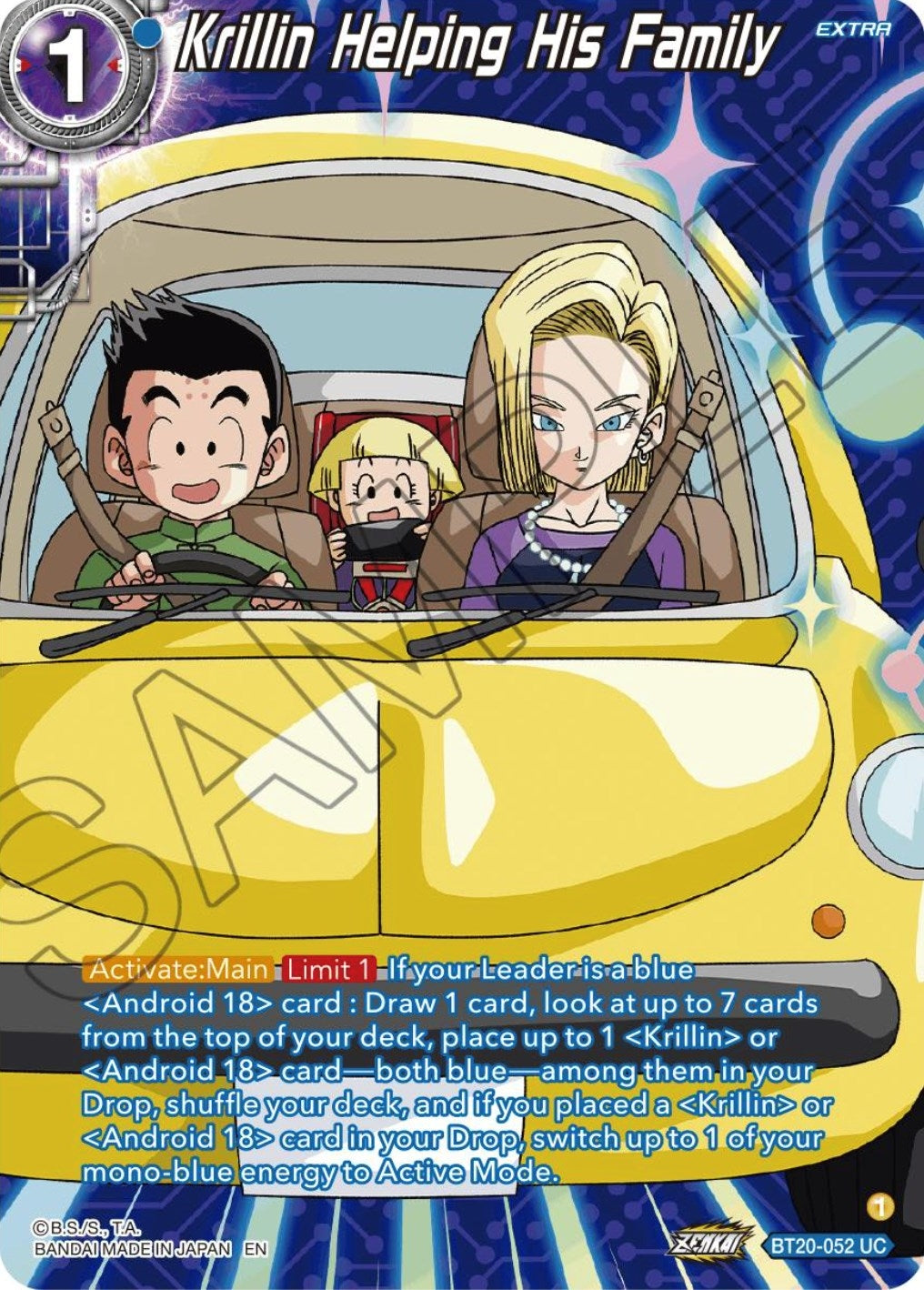 Image for Krillin Helping His Family (Silver Foil) (Power Absorbed) (BT20-052) - Dragon Ball Super: Masters